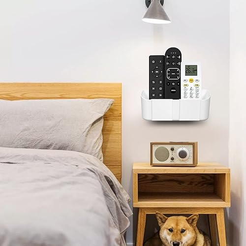 Miniatura 14 de suptek Soporte para control remoto de pared, soporte remoto de TV sin agujeros para 3 o 4 mandos a distancia, negro, cantidad 1, S4B Negro