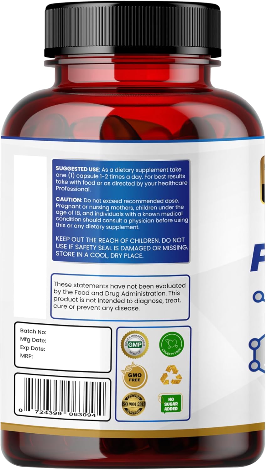 Potassium Citrate 800 mg (306 mg Elemental Potassium) – Electrolyte & pH Balance Support – Vegan, Non-GMO – 150 Capsules - Image 9