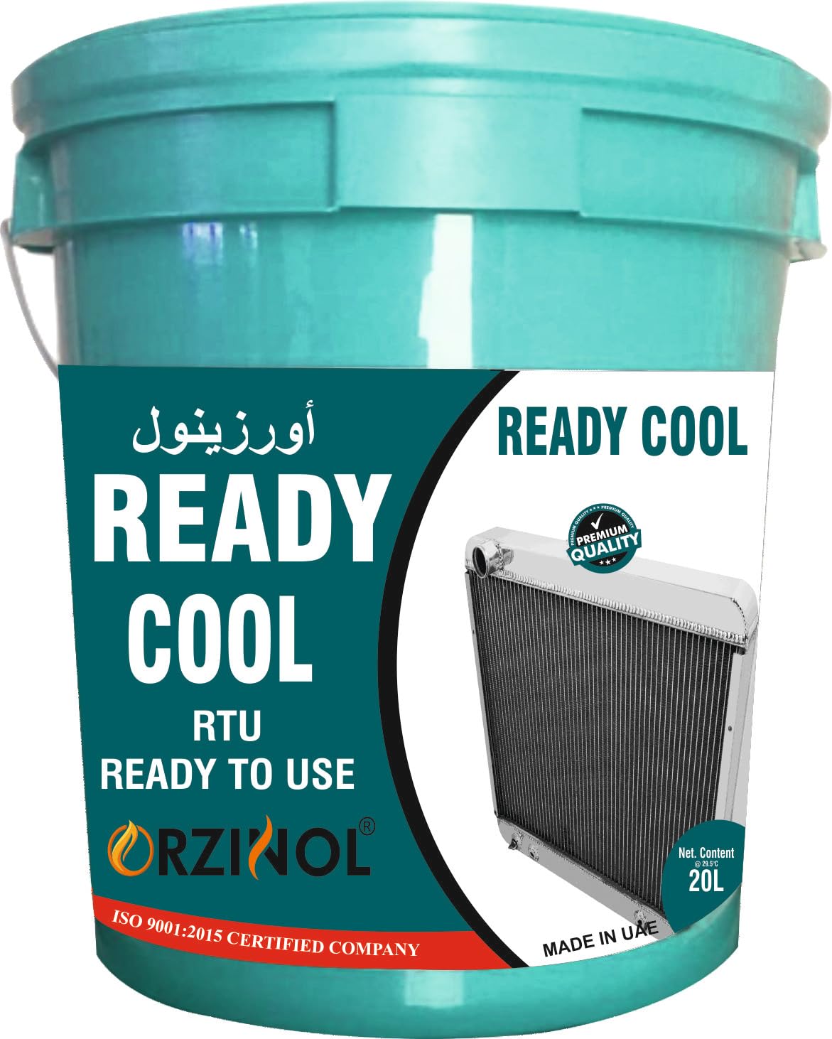 ORZINOL READY COOL Radiator Coolant for All Vehicles (20 LTR)