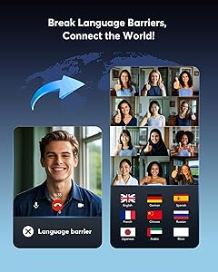 Paekole Translation Earbuds Real Time - AI 144 Language Translator Earbuds, Audifonos Traductores Ingls Espaol, 3-in-1 Translating Device, Translate Ear Buds for Travel Learning with Charging Cradle