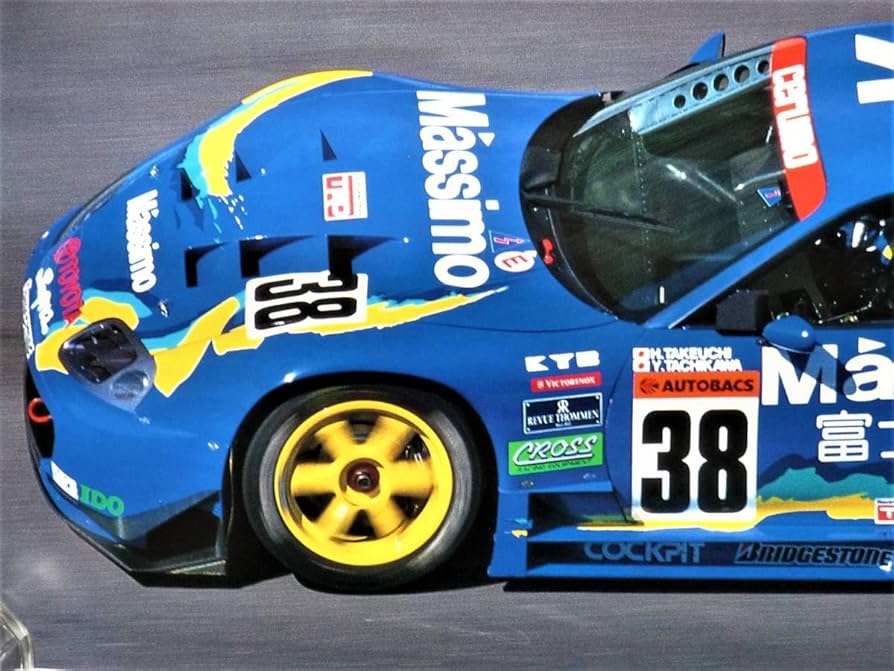 Amazon.co.jp: ポスター 1999年JGTC ＃38 トヨタスープラ FK