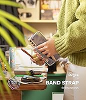 Vista 2 de Ringke Correa de banda delgada, soportes de correa de teléfono de microfibra para teléfono inteligente - Ticket Band 2