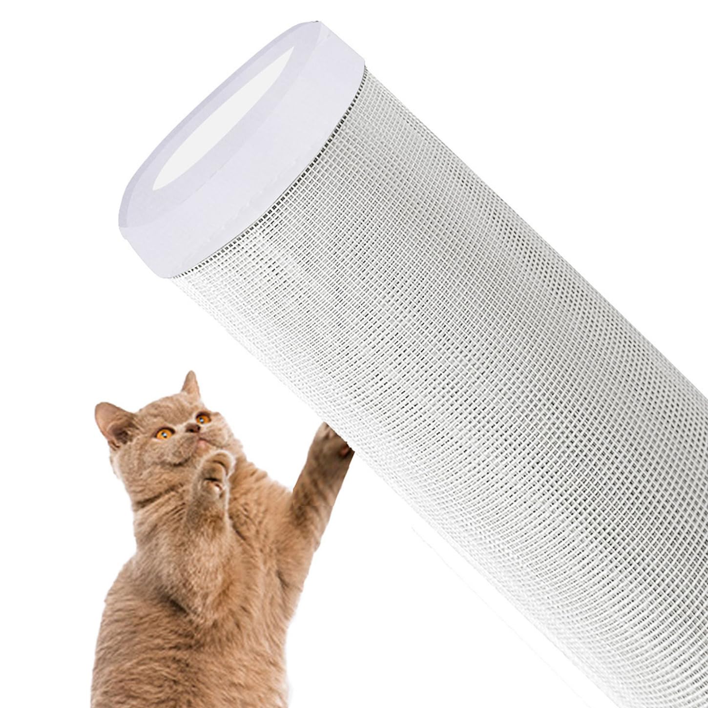 Cat Window Guard Balcony Nets,Window Screen Mesh Protection for Cats Safety,Fly Screen Mosquito Net Anti-Scratch Insect Bites DIY Size (100x100cm,F)