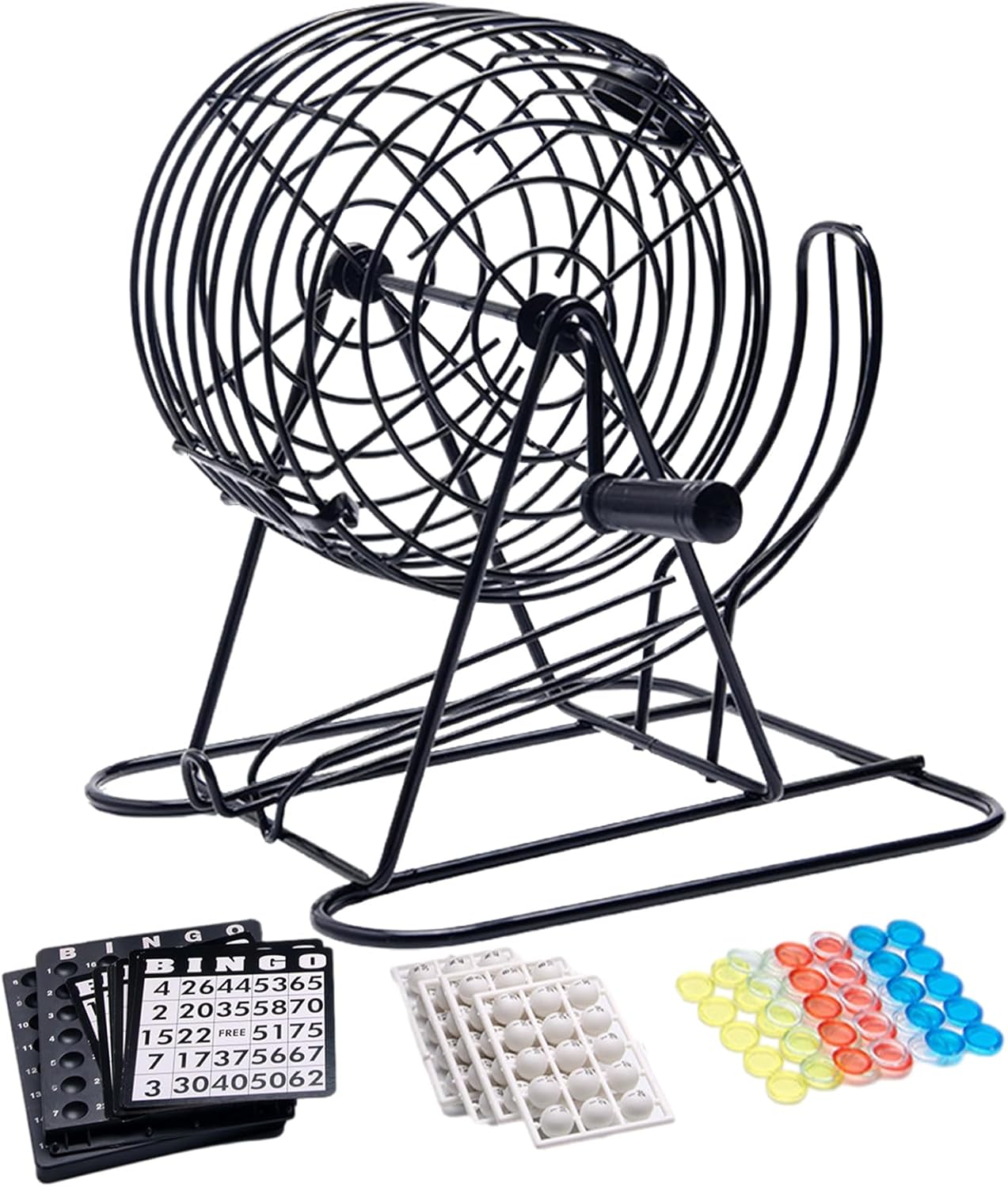 Professional Bingo Set with Steel Bingo Cage Bingo