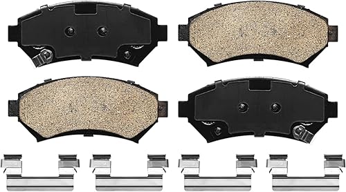 Miniatura 212 de Detroit Axle - Pastillas de Freno Delantero para Ford Fusion Lincoln MKZ Zephyr Mercury Milan Mazda 6, Pastillas de Freno Cerámica Reemplazo