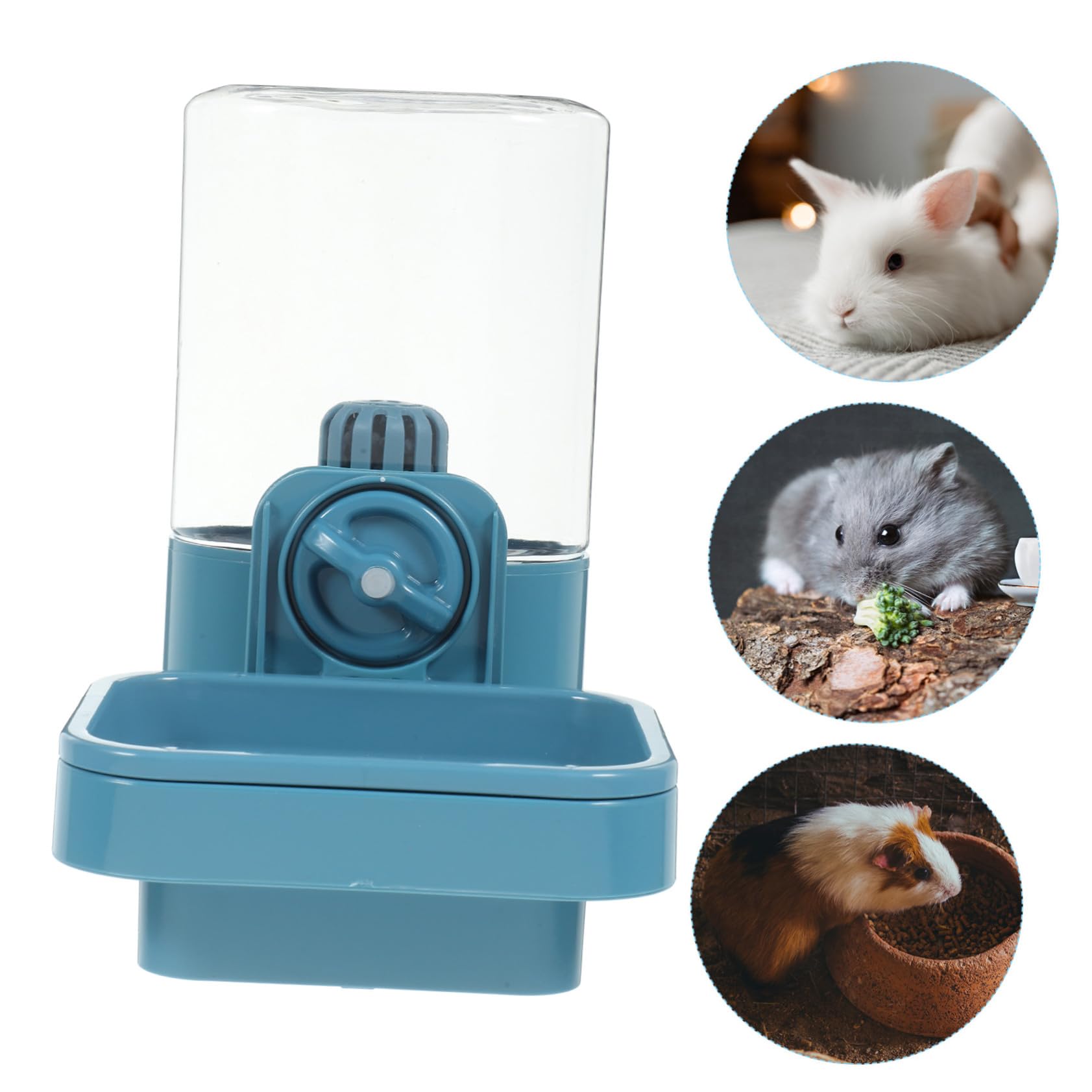 NUOBESTY Dispensador de Agua para Conejos Hámsters Colgante Comedero Automático para Animales Filtro para Jaulas Suministros para Mascotas Pequeñas
