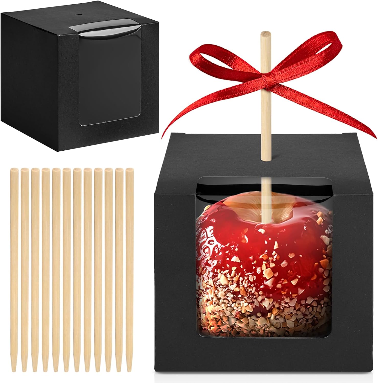 Candy Boxes with Stis, Kraft Carel Box with