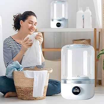 Portable Rechargeable Mini Washing Machine for Underwear, Underwear Washer, Wireless Portable Laundry cup, Rechargeable small washing machine, for Home, Camping, Travel, Apartment (White) : Amazon.ca: Home