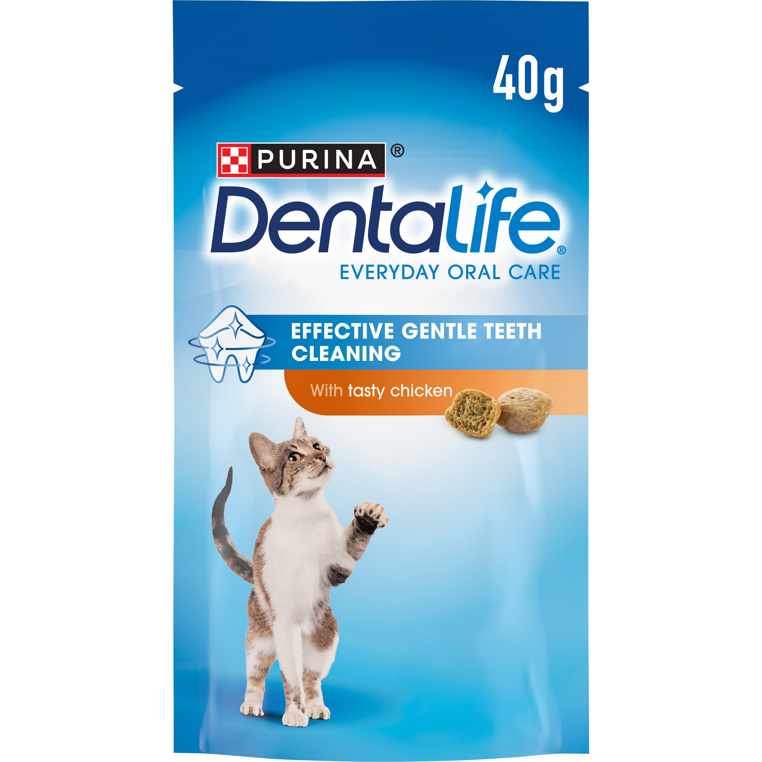 Dentalife Cat Dental Treats Chicken 40g, Pack of 8