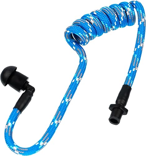 Miniatura 14 de Tubeez Walkie Talkie Auricular con tapones negros para los oídos – Tubo roscado de bloqueo de humedad que se adapta a cualquier auricular de radio