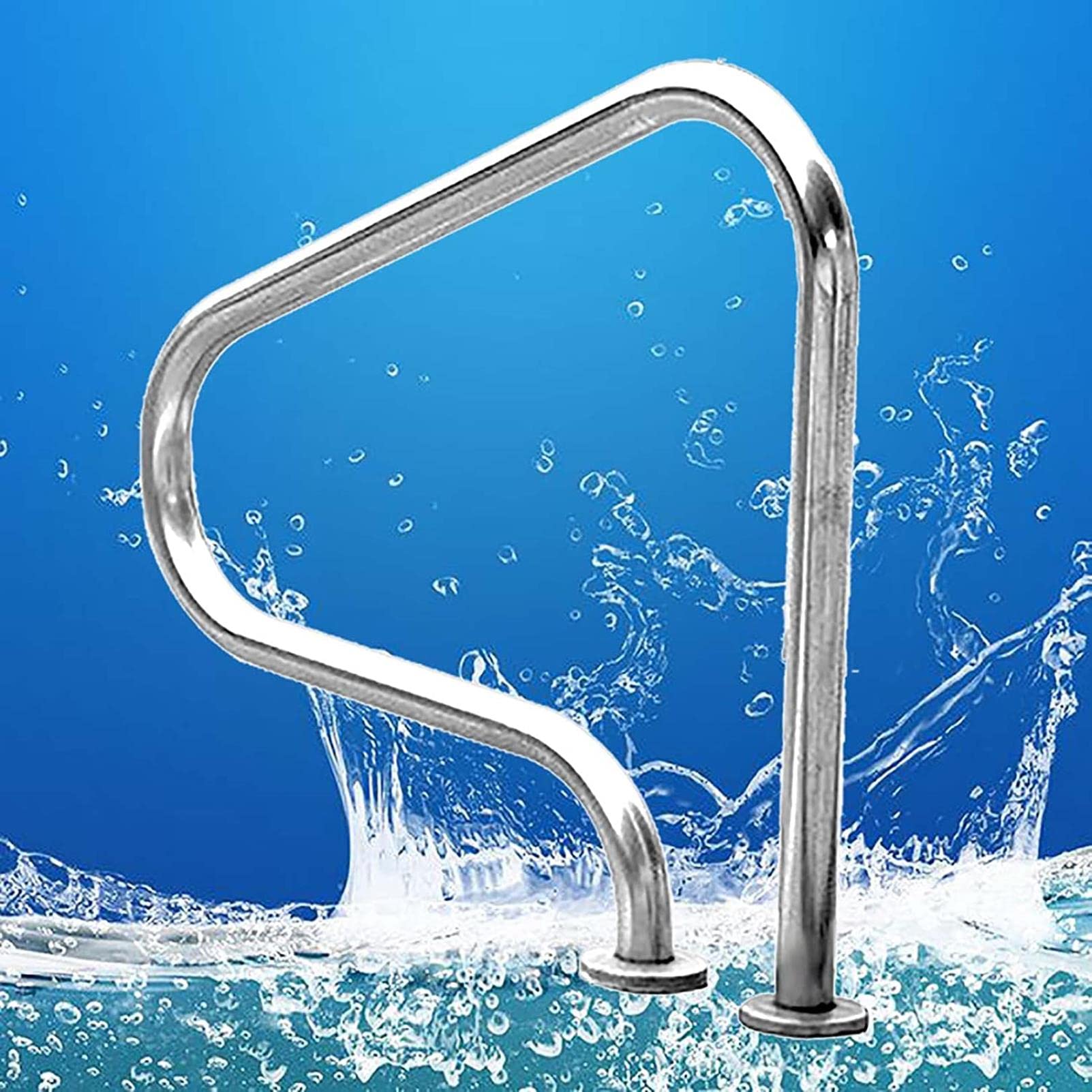 Main courante de piscine en inox 304 intérieur extérieur avec rampe antidérapante