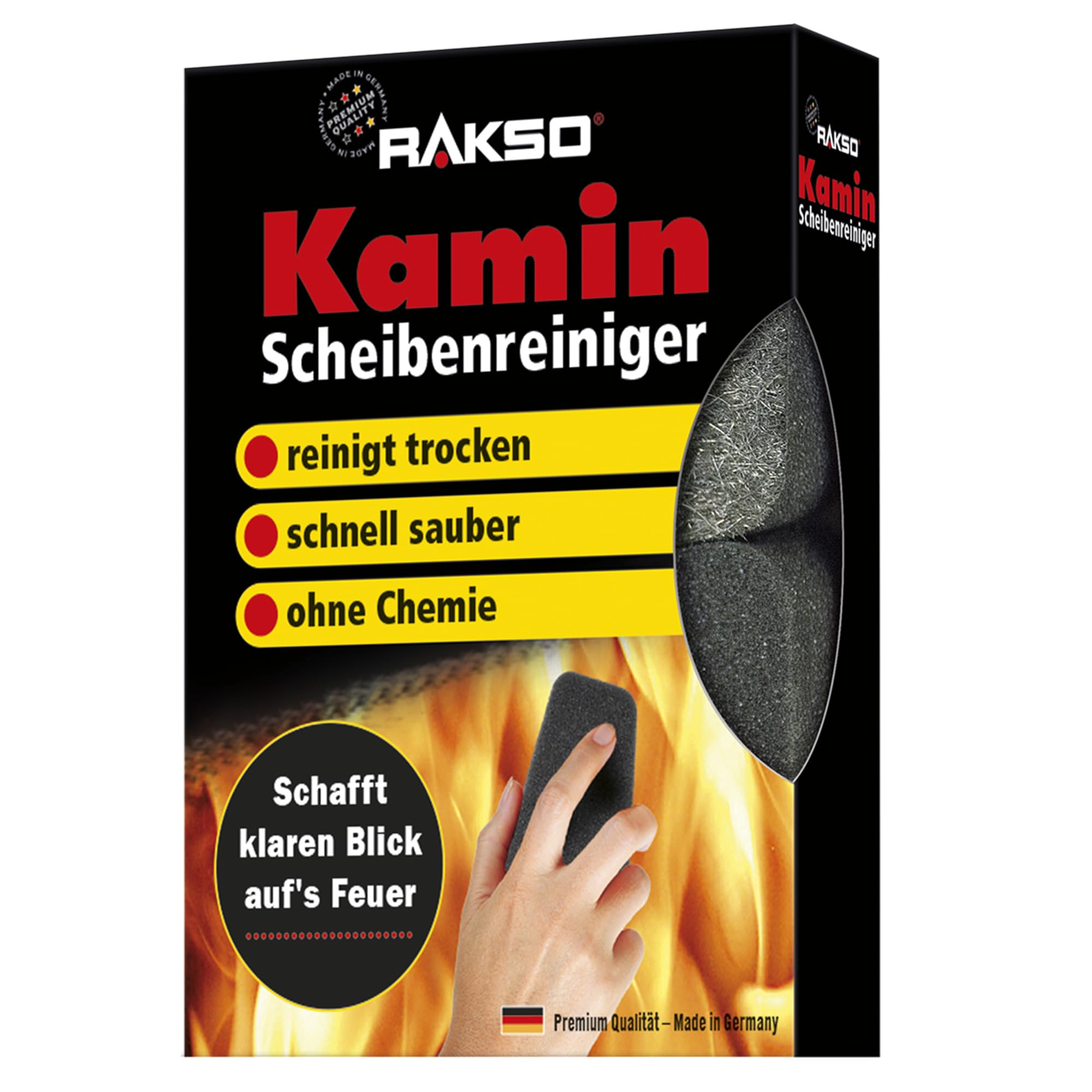 RAKSO Kaminscheibenreiniger