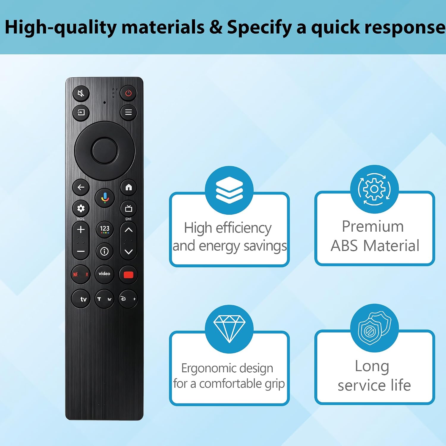 RC923A FMB1 Voice Remote Replacement Compatible with TCL Smart TV image 5