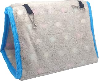 1pcs Parrot Nest Plush Snuggle Bird,Bird Nest House Bed,Parrot Finch Cage Snuggle Hut Hideaway(22x14x18cm/8.6x5.5x7in)