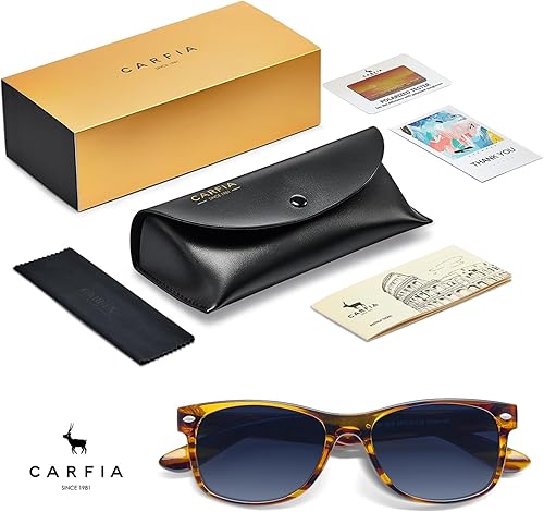 Miniatura 6 de CARFIA Polarized Sunglasses Men Womens UV Protection,TR90 Lightweight Frame Sports Life Style Outdoor Running Sun Glasses