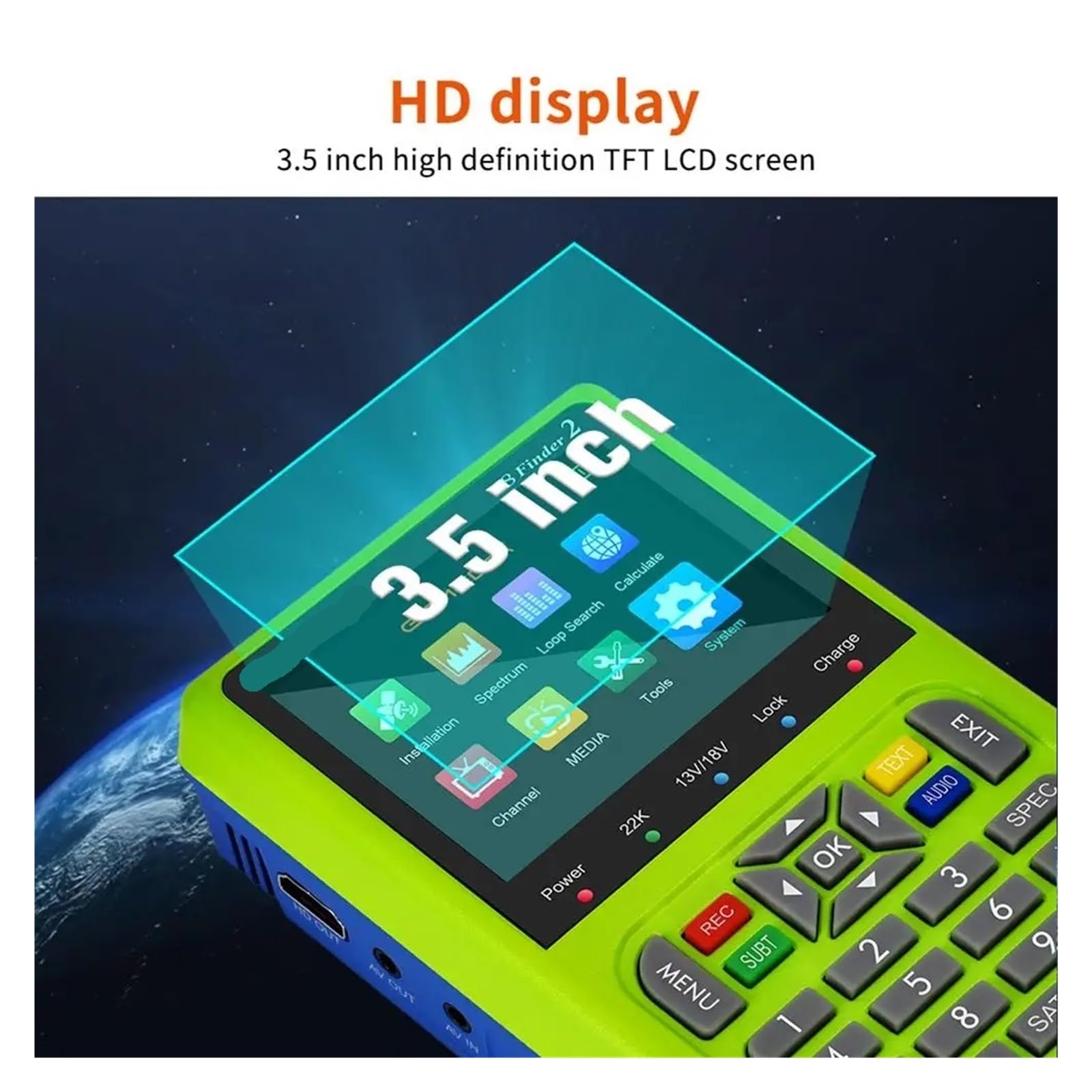 Pointeur Satellite V8 Finder2 DVBS2 Satellite Meter Satellite Finder meilleur que Freesat V8 Finder SATLINK WS-6906 6916 ST-5150 WS-6933 Adaptateur