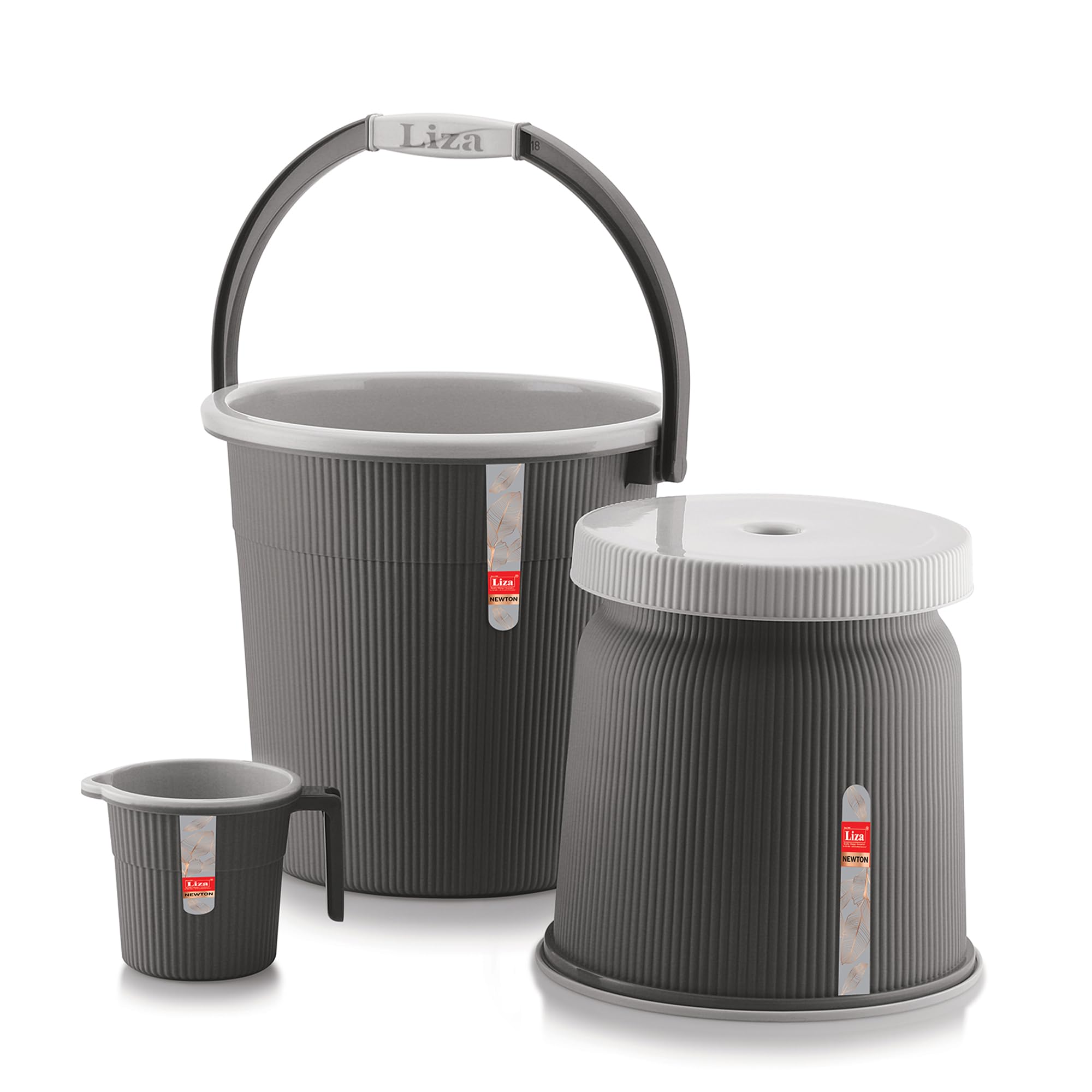 Modern Dark Grey Bathroom Set - 11 Piece Combo -9 Modern Dark Grey Bathroom Set - 11 Piece Combo -9