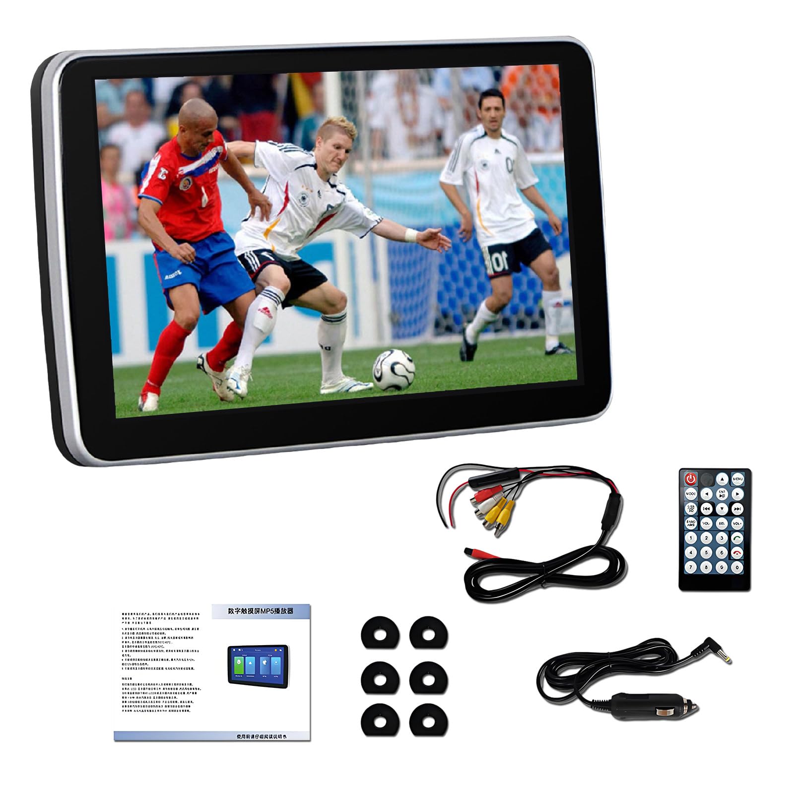 10.1"/11.6" Car Headrest Entertainment System, 1080P Android Touch Screen Monitor, Support Phone Mirror Link, AV in/Out 11.6in