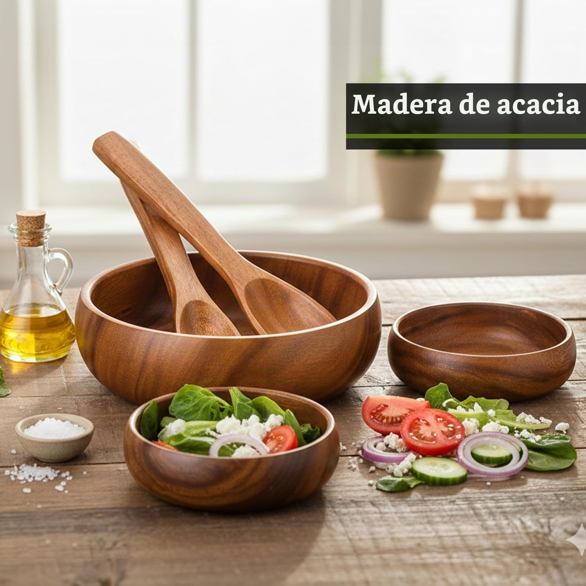 Premier Interiors Set Bol 5 Uds. Socorro Salad Set