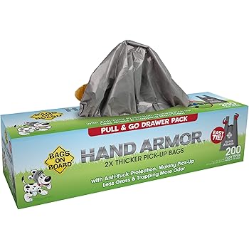 hand armor dog bags