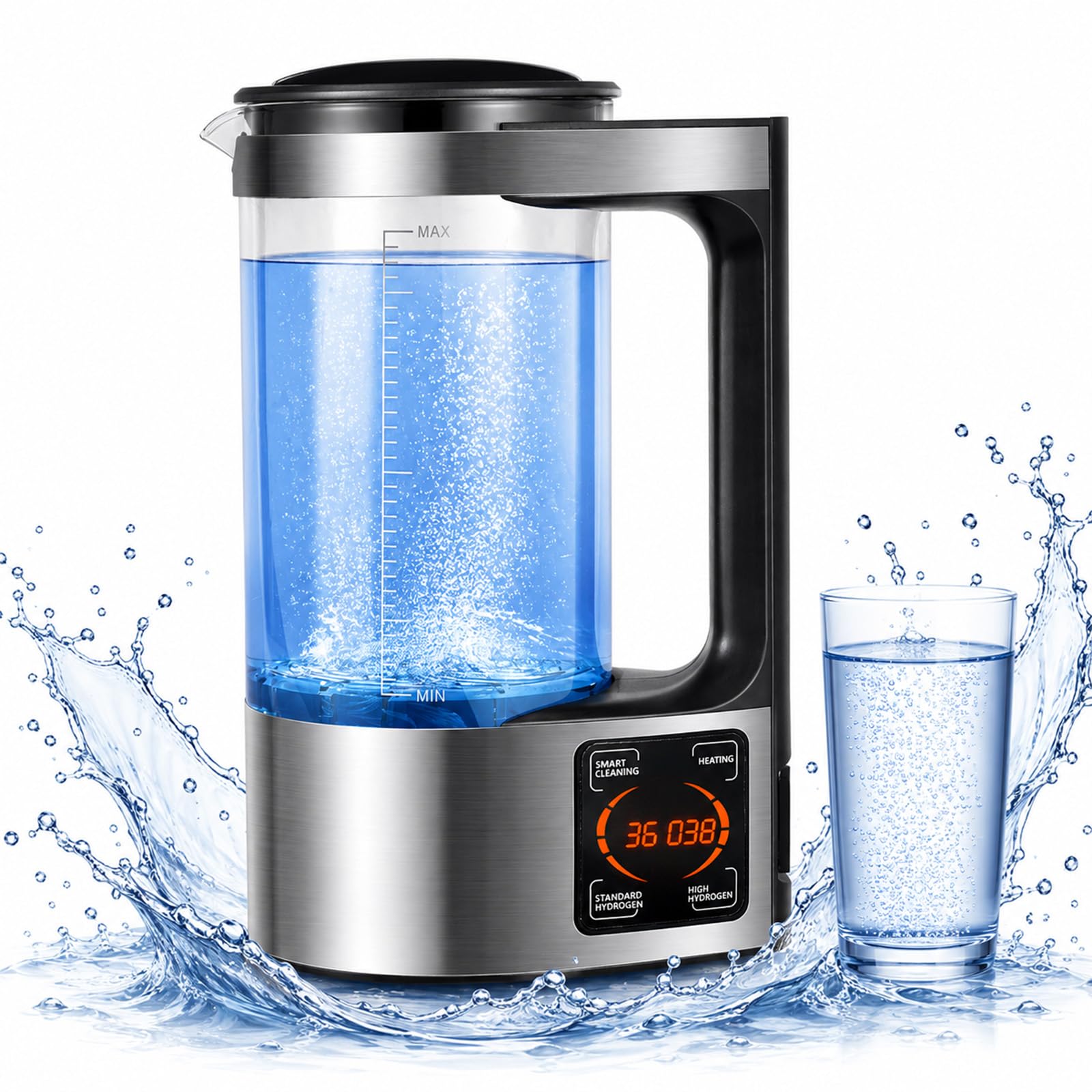Hydrogen Water Machine 2L Large Capacity Generator with Thermostat