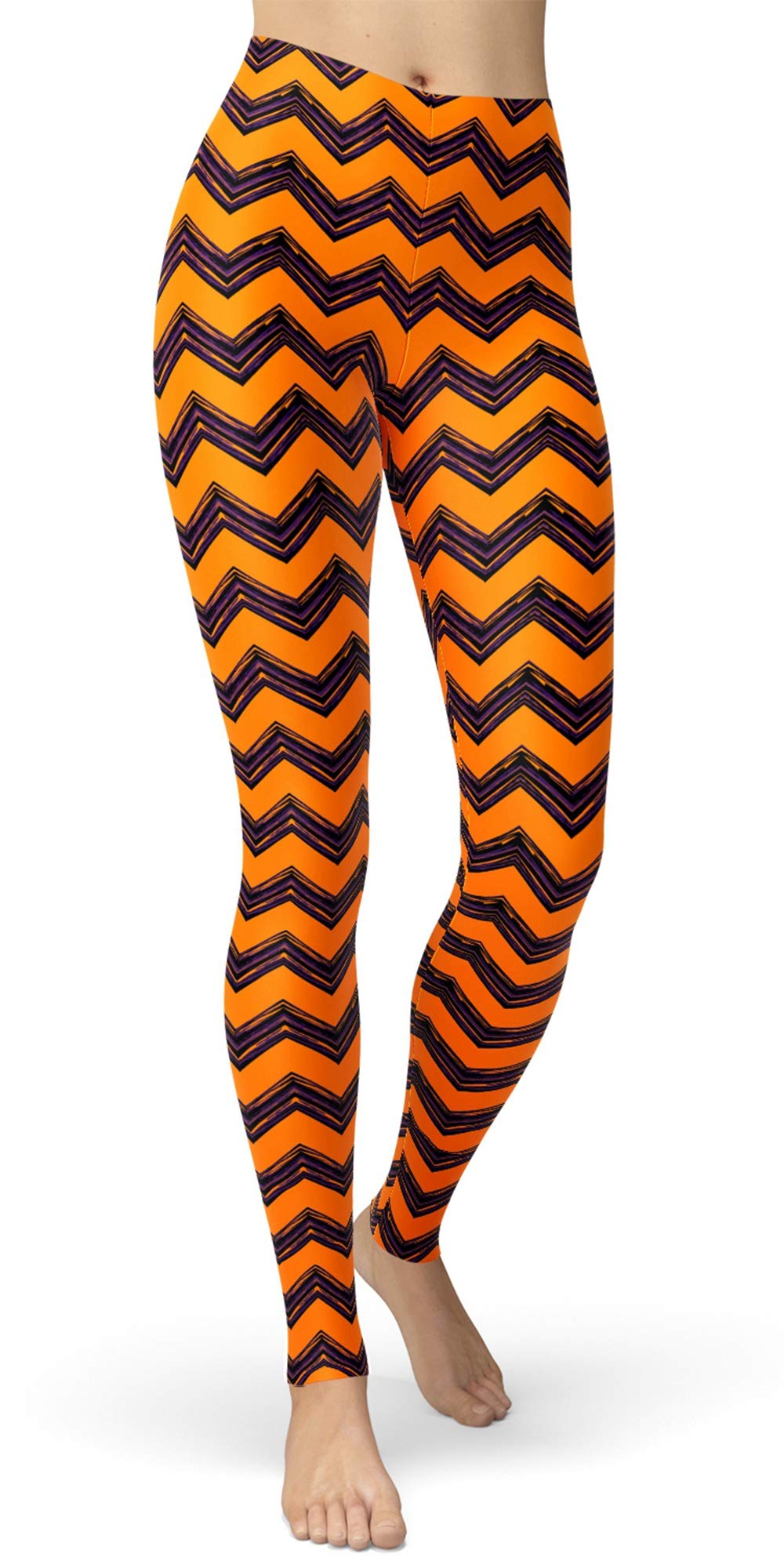sissycos Women's 80s Leggings Neon Artistic Splash Printed Pants