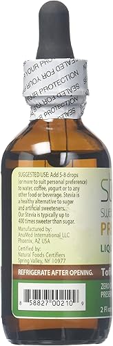 Miniatura 2 de ANUMED INTERNATIONAL Toffee Stevia Liquid, 0.02 libras