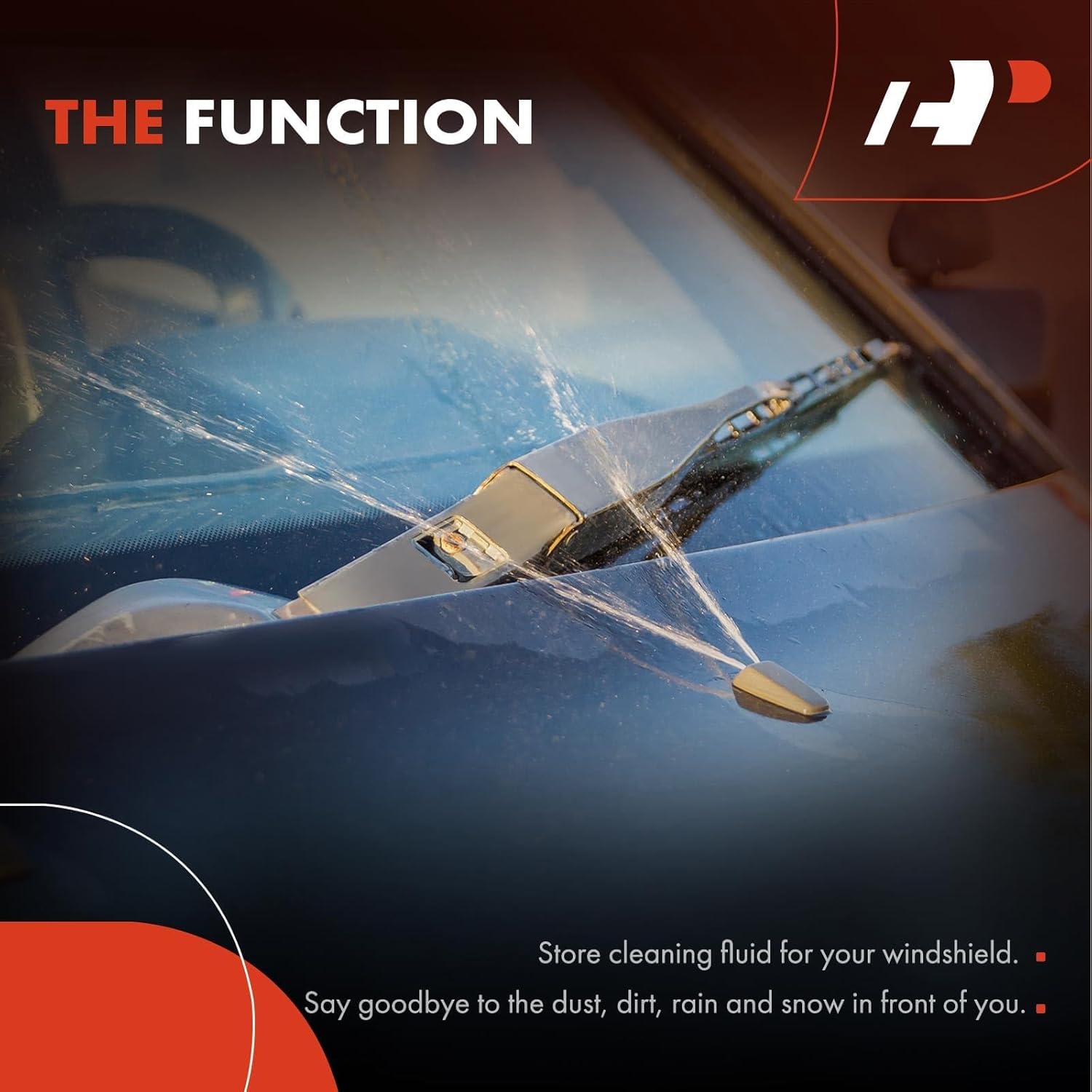 A-Premium Windshield Washer Reservoir Compatible with Select Toyota Models - RAV4 2006 2007 2008, with (Cap/Washer Pump/Hose/Filler Neck/Bracket)