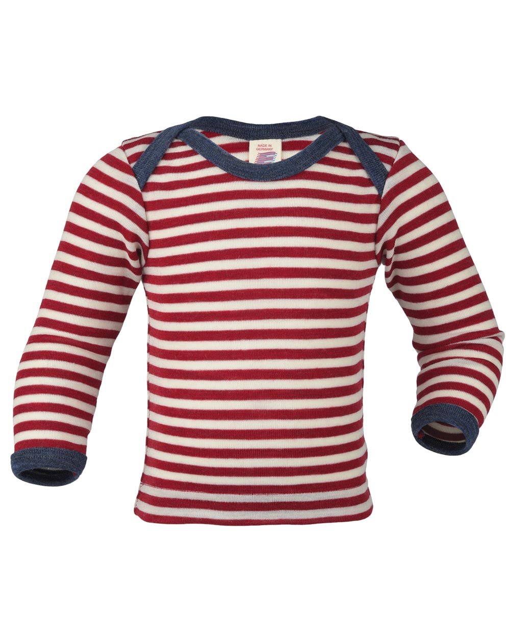 Engel , Baby Unterhemd/Schupfhemd Langarm, 100% kbT Wolle