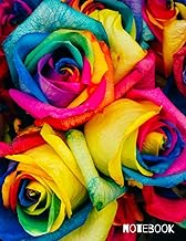 Notebook: Notebook With Beautiful Colored Roses (Diary, Journal) Lined 8.5x11