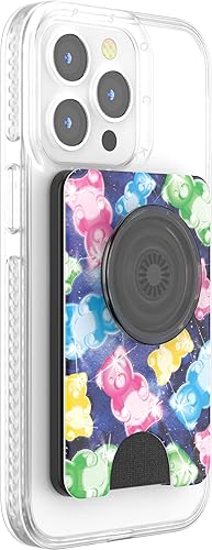 Miniatura 2 de PopSockets Cartera para teléfono con agarre expandible, soporte para tarjetas de teléfono, compatible con carga inalámbrica, cartera compatible con