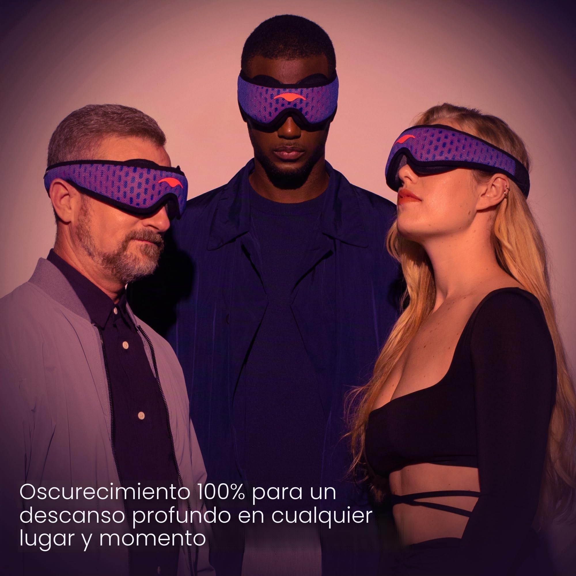 Manta Pro Sleep Mask - Antifaz para dormir 100% con bloqueo de luz para dormir de lado, transpirable y cómoda para dormir, viajar, siesta, trabajo por turnos