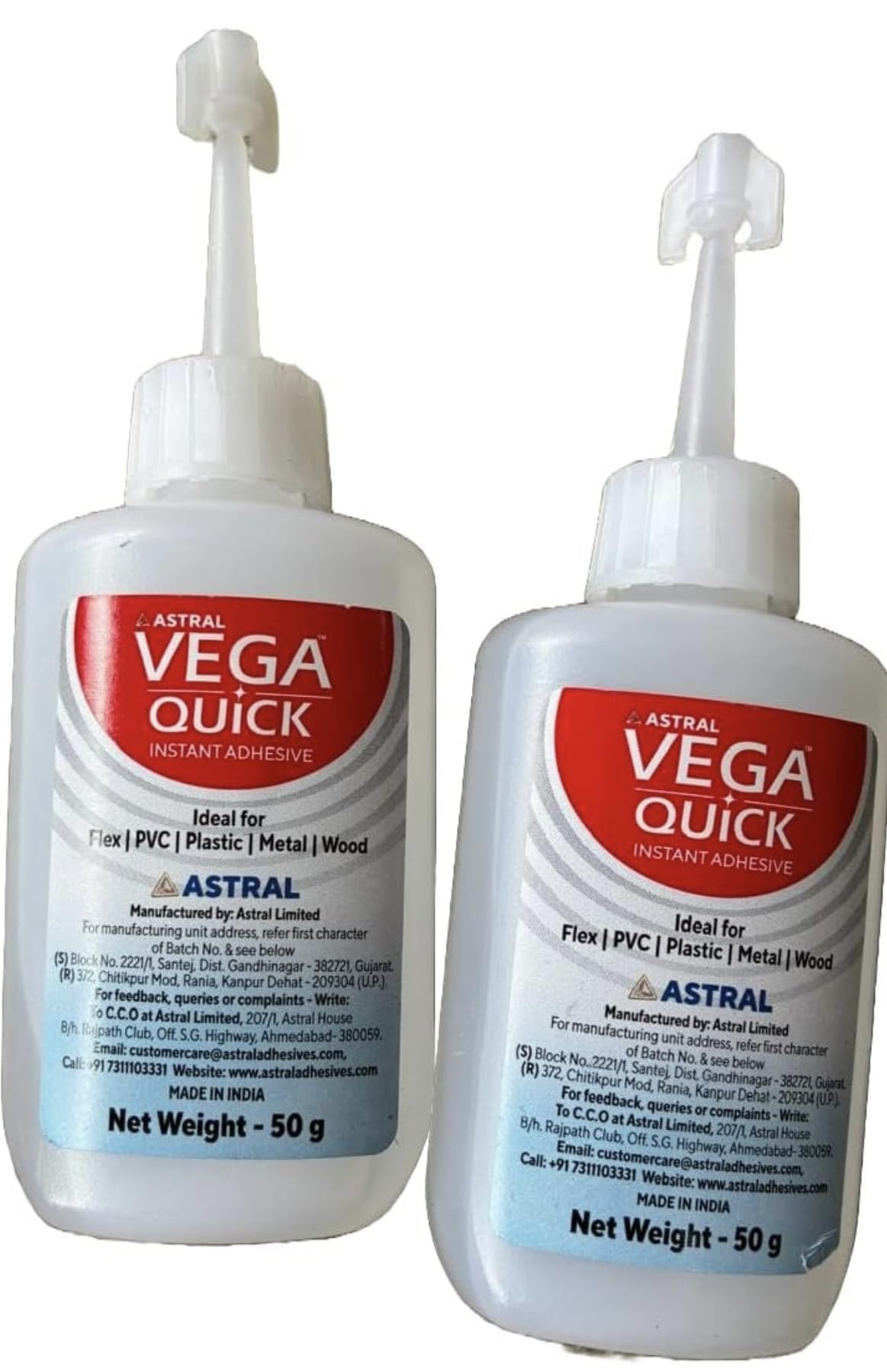 VEGAQUICK Instant Adhesive is suitable for the flex board industry for bonding flex to metal or gap filling in PVC doors, tile to tile,other subtracts (50 GRAM) Pack of 2-image-22