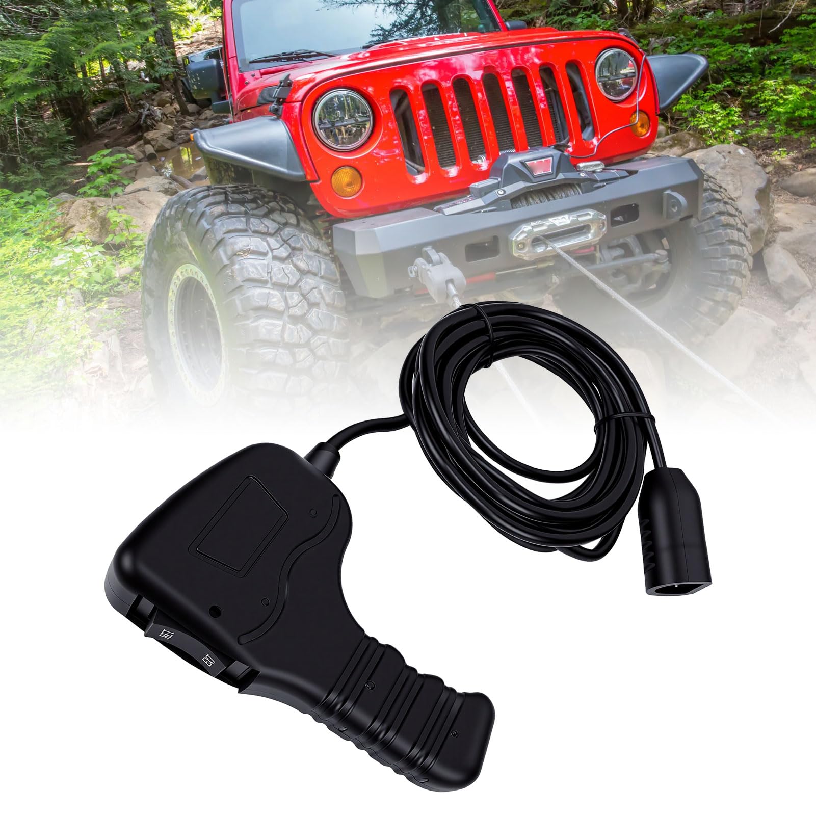 WARN Pilot do Wciągarki 83665 Podłącz Ręczny Kontroler Kabel 12 Stóp do Wymiany M8000 M12000 VR12000 Zeon 10S XD9000i