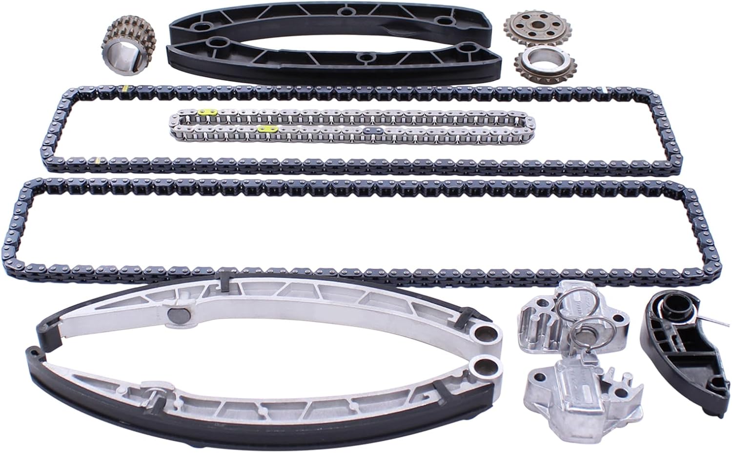 NewYall 3.0L 5.0L Engine Timing Chain Kit for Land Rover LR4 5.0L 2010-2013, Range Rover/Range Rover Sport 3.0L 2014-2015, Range Rover/Range Rover Sport 5.0L 2010-2015