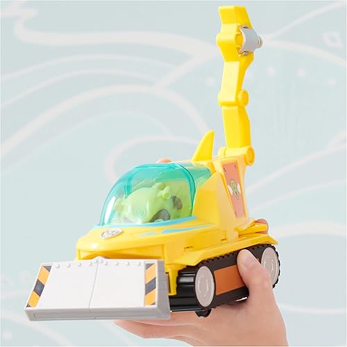 Miniatura 6 de Paw Patrol Aqua Pups Rubble - Vehículo transformador de tiburón martillo con figura de acción coleccionable, juguetes para niños a partir de 3 años