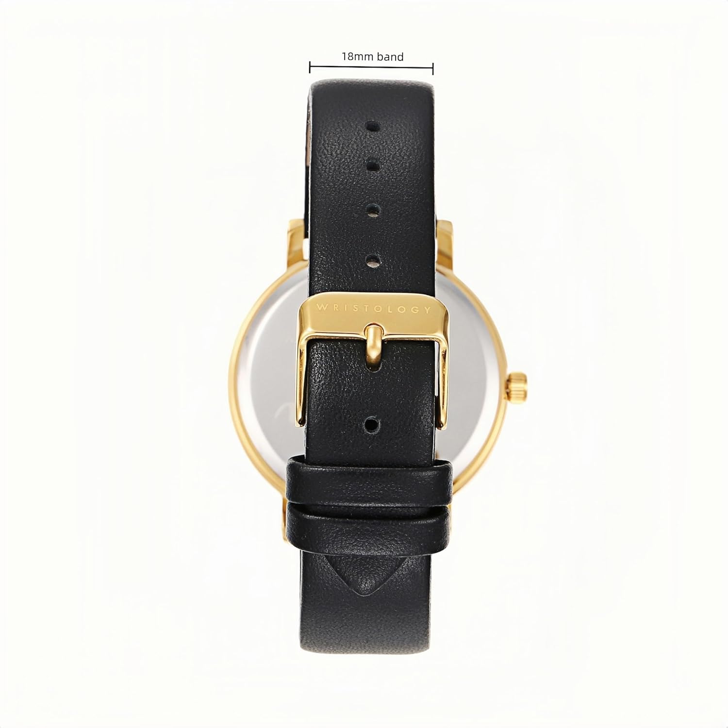 Wristology Maxi Numbers Womens Nurse Watch - Interchangeable Genuine Leather Strap Band - Large Easy to Read Boyfriend Size with Second Hand Men, Nurses, Teachers, Olivia