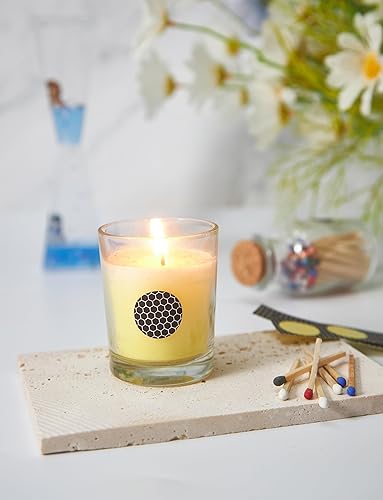 Miniatura 5 de 30 piezas de papel de huelga de 1 pulgada con círculo adhesivo en patrón de panal fácil de usar y se enciende al primer intento se adhiere a las