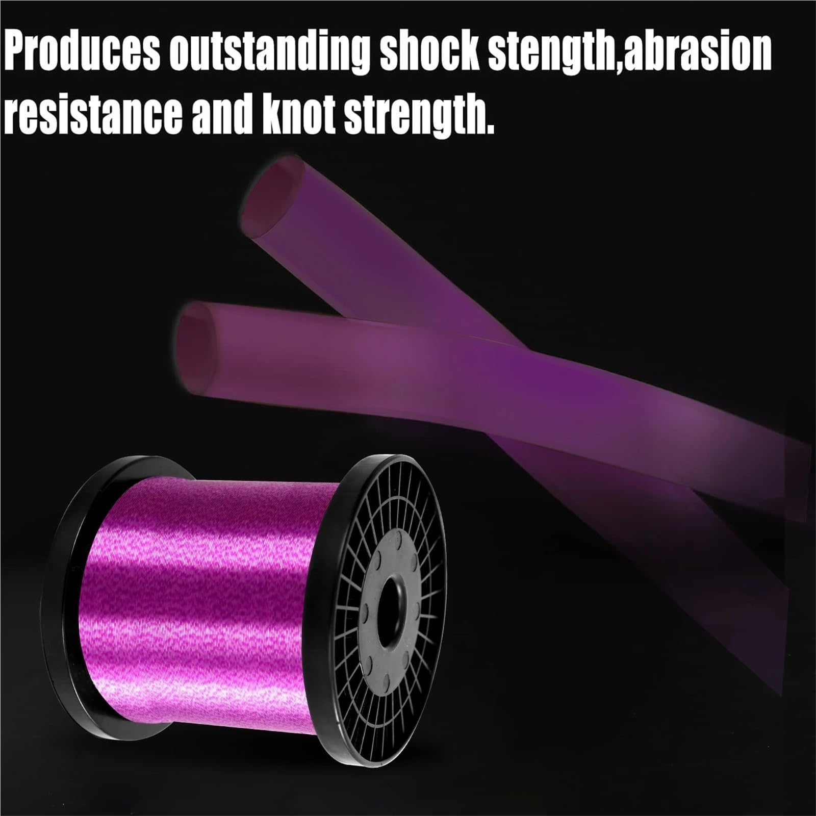 Hilo de Pescar Línea de Pesca Invisible con motas, 3-36 LB, monofilamento biónico Morado, Nailon Moteado, Recubierto fluorocarbono, 3000 m para Colgar