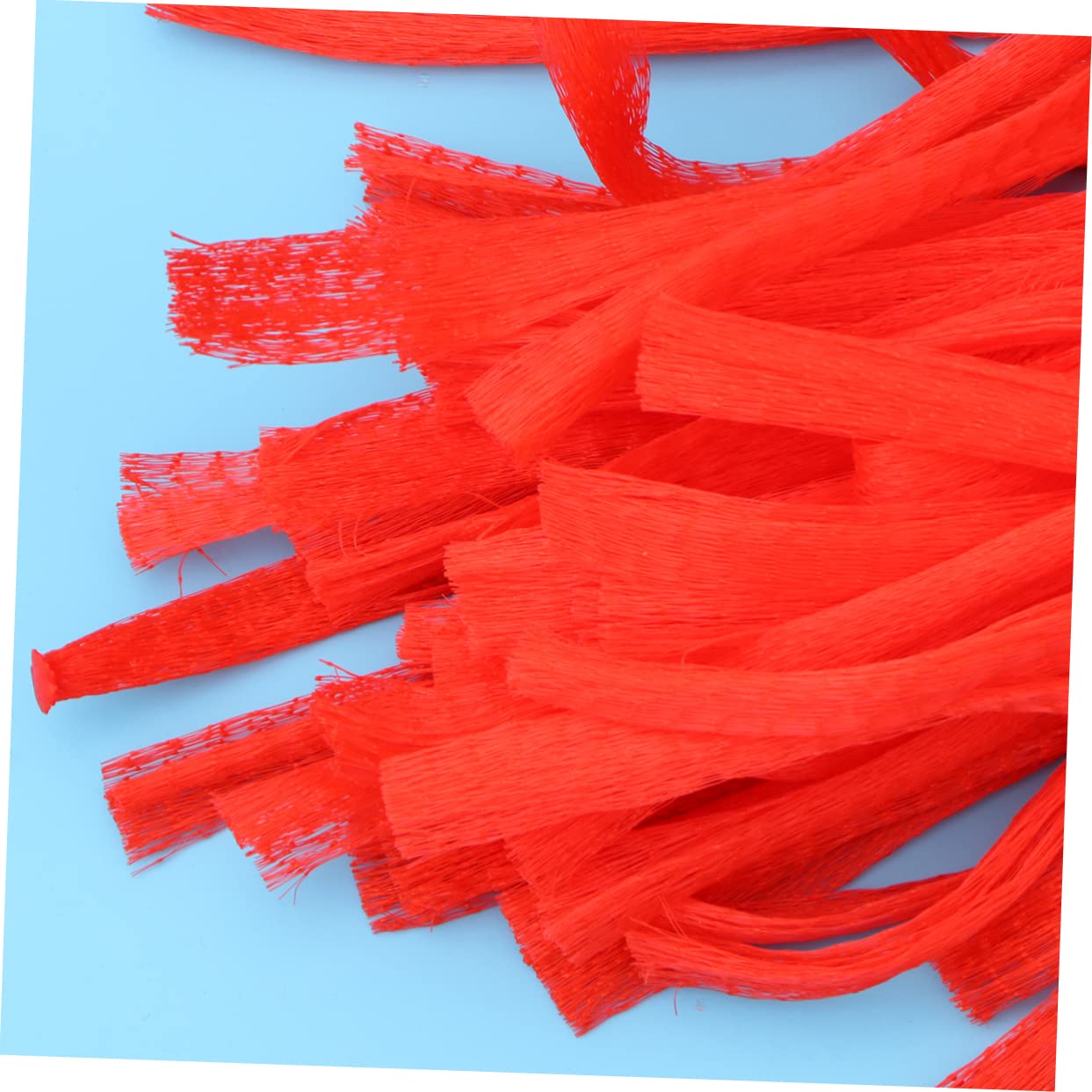 Alipis 100 Piezas Bolsa de Compras de Frutas Bolsas de de Malla Bolsas de Malla Neta de Frutas y Verduras Compras netas de plástico de Red Mesh Bag Rojo