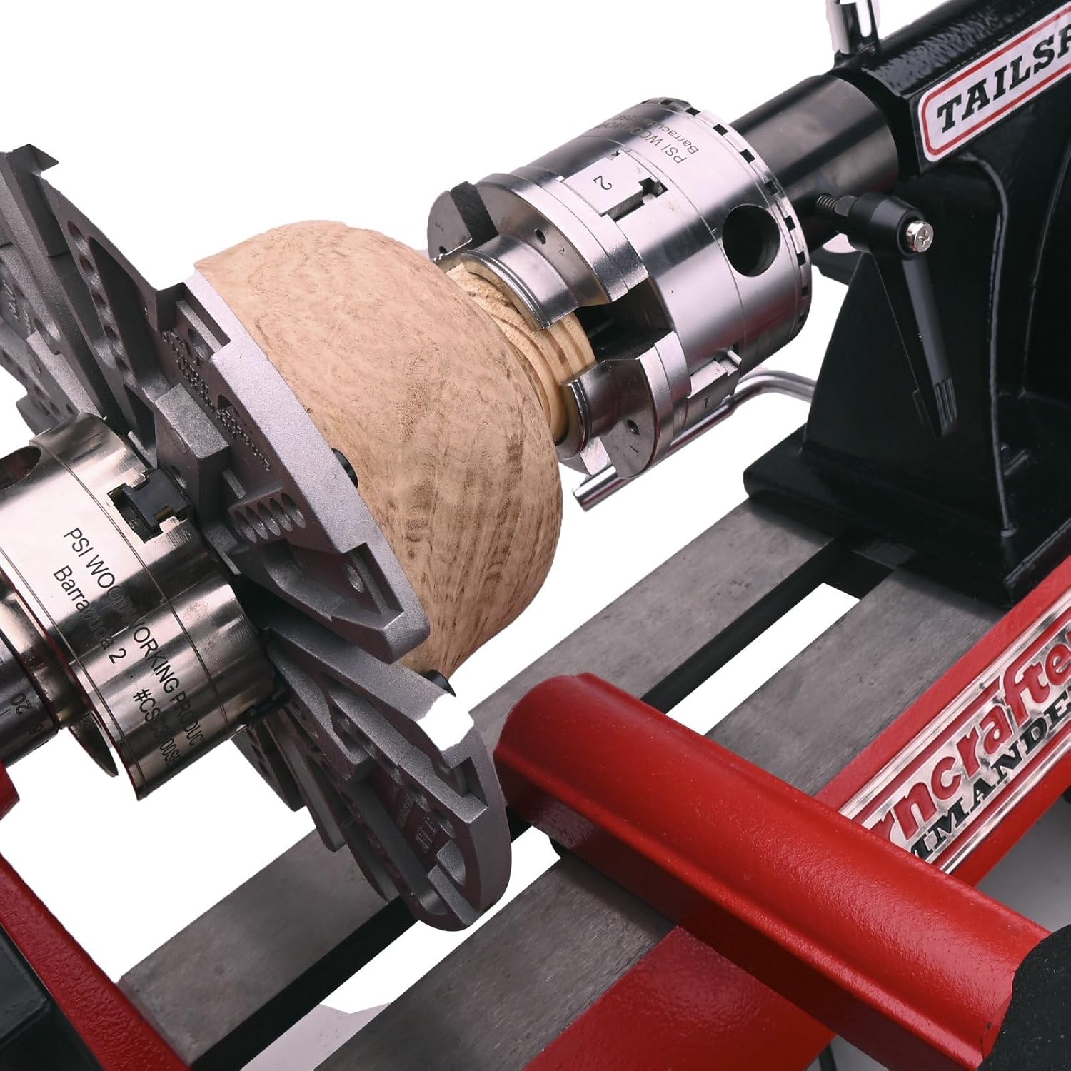 PSI Woodworking TCLT10VS Turncrafter Commander Tailspinner 10" Variable Speed Midi Lathe