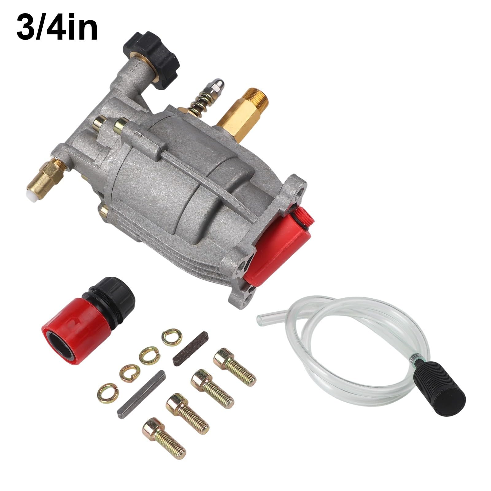3400 PSI 2.5 GPM Pressione Orizzontale per Pompa Rondella per Ricambio Albero 3/4" Compatibile con Motori