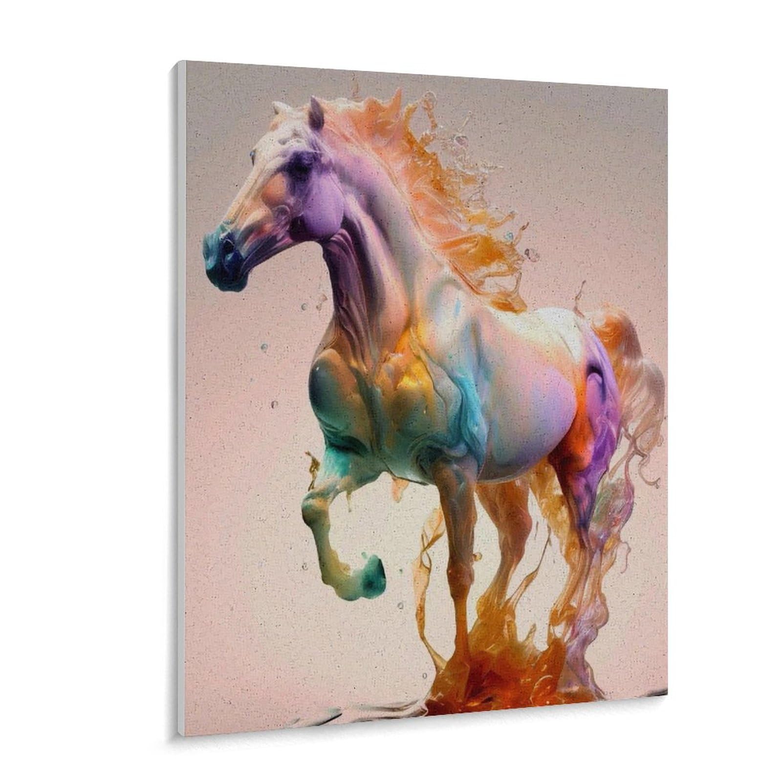 現代アート 馬の油彩画33✖️24 現代アート 馬の油彩画33
