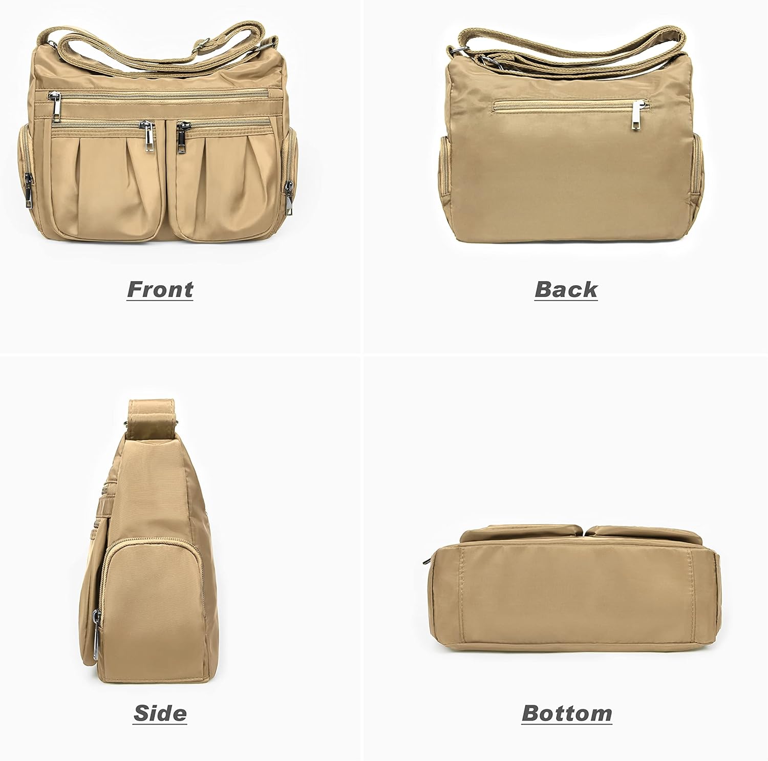 VOLGANIK ROCK Crossbody Purses for Women Shoulder Handbags Lightweight Waterproof Nylon Travel Bag Ladies Pocketbooks - Image 4