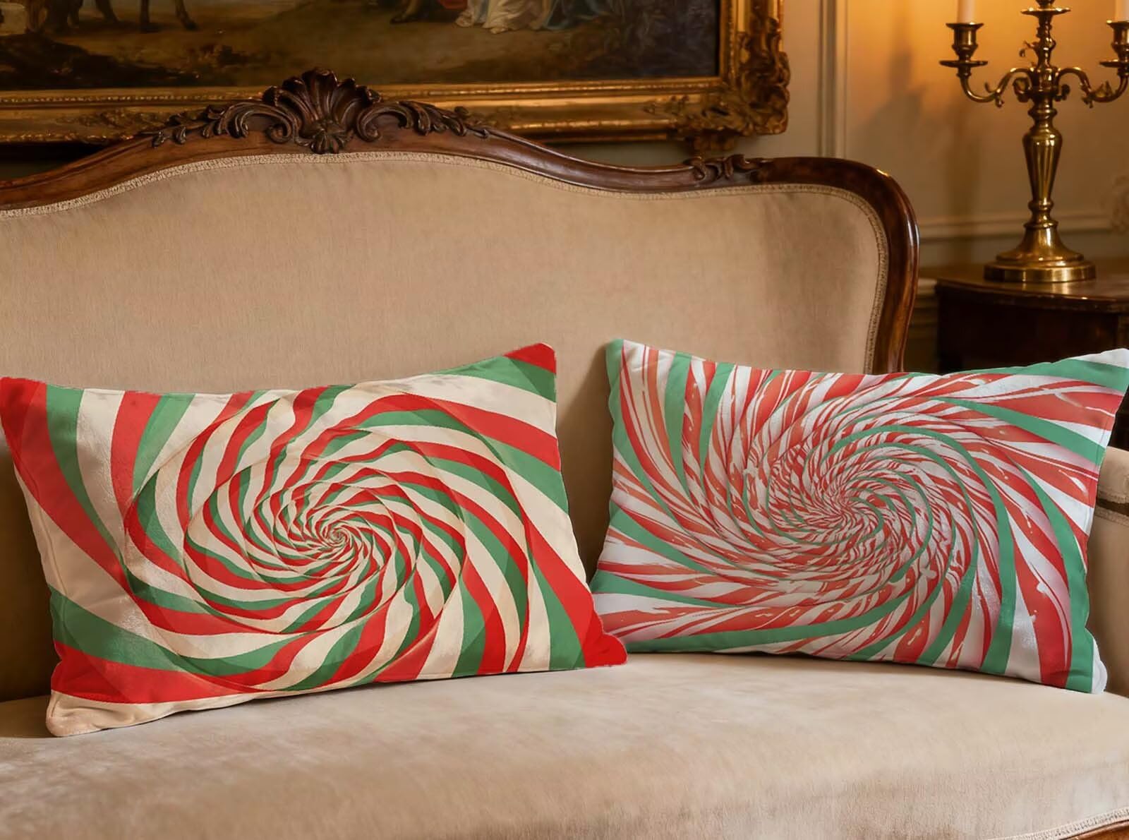 Housse de coussin 40x70cm lot de 2 velours pour protéger vos oreillers et embellir le canapé