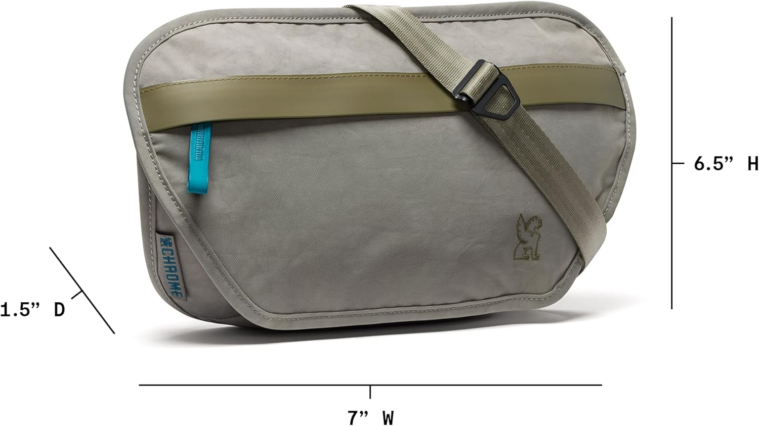 Chrome Industries Sodo Crossbody Sling Bag for Men and Women, Zippered Phone, Security & Hidden Pockets, Recycled Materials - Image 5