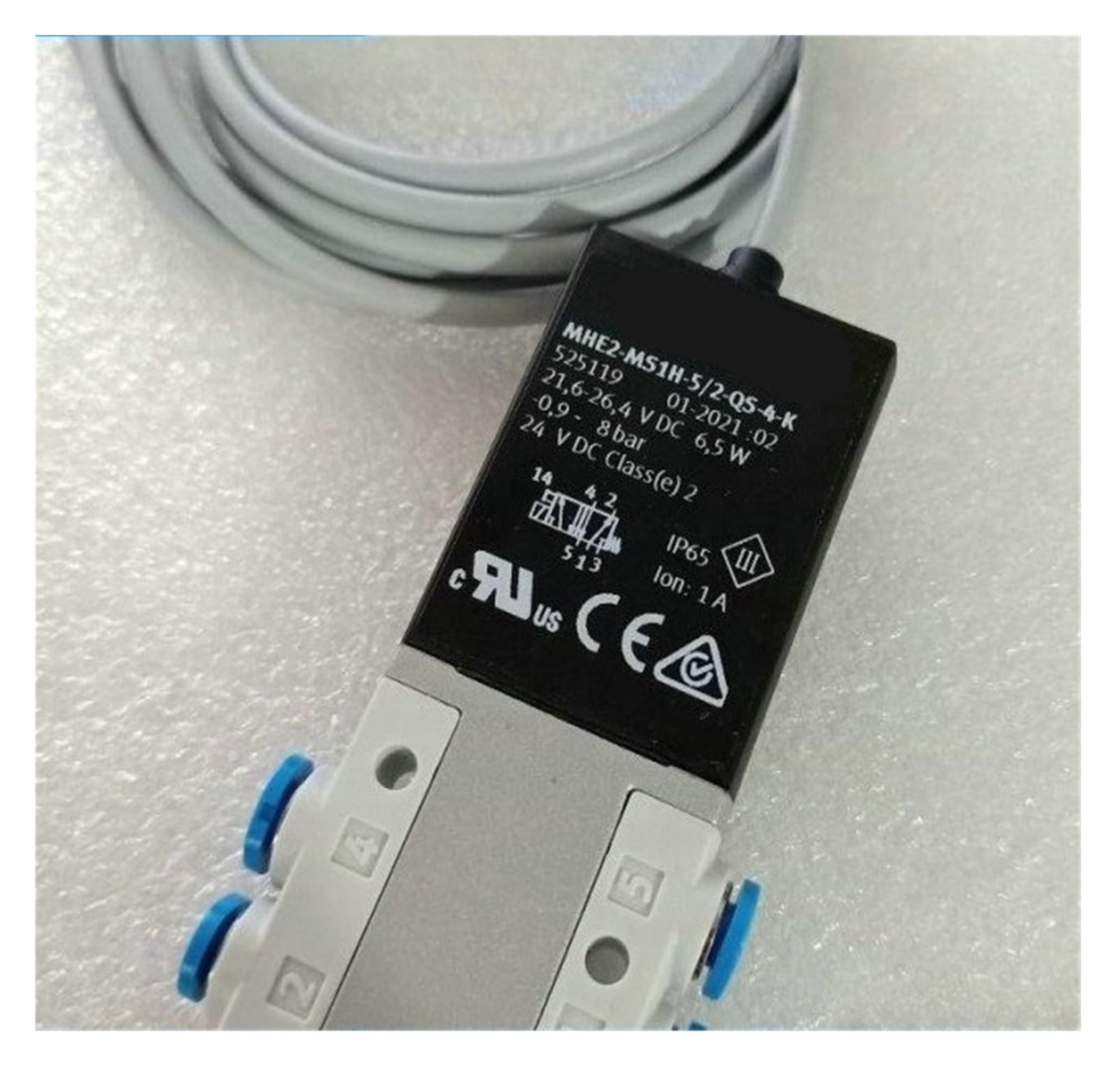 Électrovanne MHE2-MS1H-5/2-QS-4-K 525119 résout les pertes de pression pneumatique