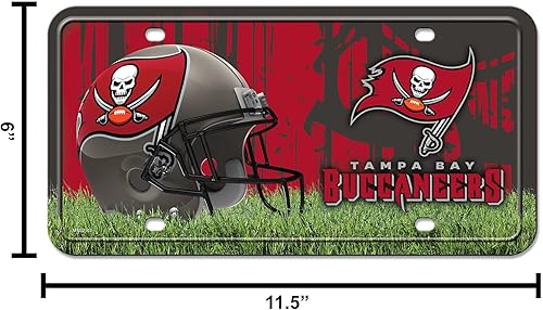 Vista 74 de Rico Industries Placa de matrícula de metal unisex para adultos de la NFL