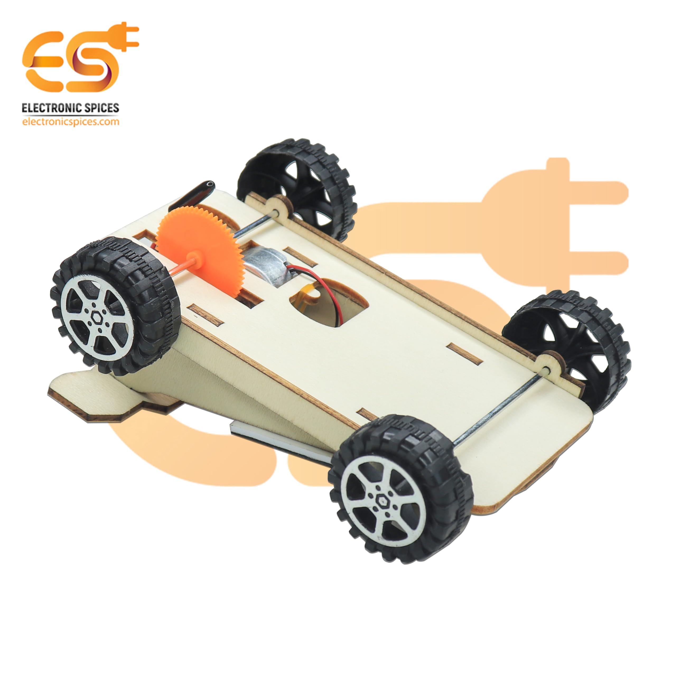 Electronic Spices STEM Educational DIY Wooden Assembly Solar Car Kit - Image 6 thumbnail