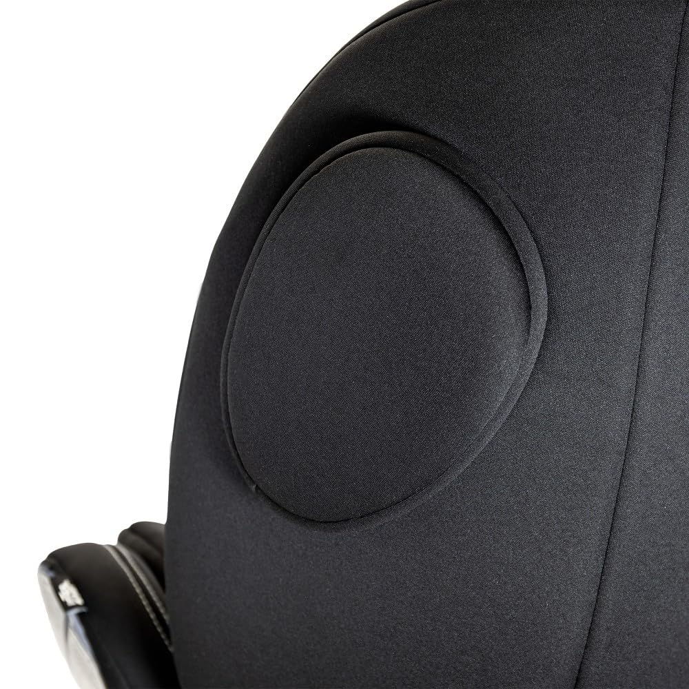 Interbaby Silla Coche Bebé PAX i-Size ISOFIX 360° Grupo 0+1+2+3 (Negro) | Silla auto giratoria 360 reclinable 40-150 cm, reductor recién nacido, protección lateral SPS, pata de apoyo